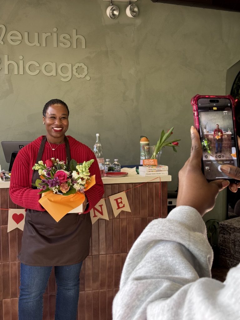 A moment inside the shop on 43rd Street